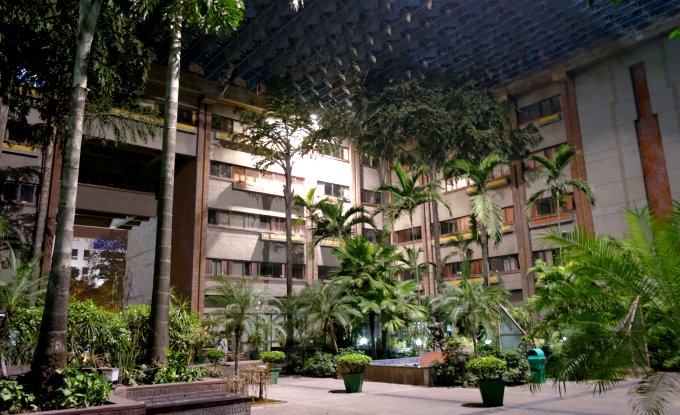 An audit shows that India Habitat Centre in Delhi is among 16 buildings that can help save enough energy needed to power 400 urban homes in India. (Image by Ronit Bhattacharjee)