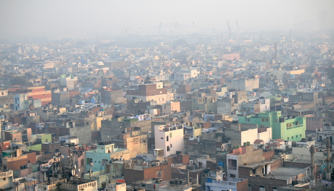 A noxious haze hangs over New Delhi. (Photo by Jean-Etienne Minh-Duy Poirrier(
