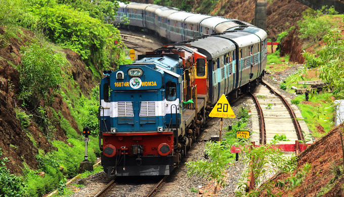 Indian Railways, the biggest consumer of diesel in the country, is adding renewables to its energy mix. (Photo by B. Ashok)