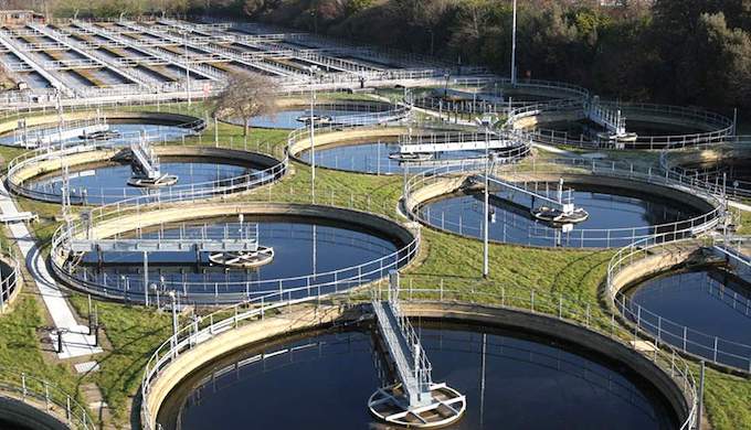 A wastewater treatment plant in Chennai. A local firm that has developed microbial fuel cells to more effectively treat toxic waste has recently received funding to scale up (Photo by Flickr)