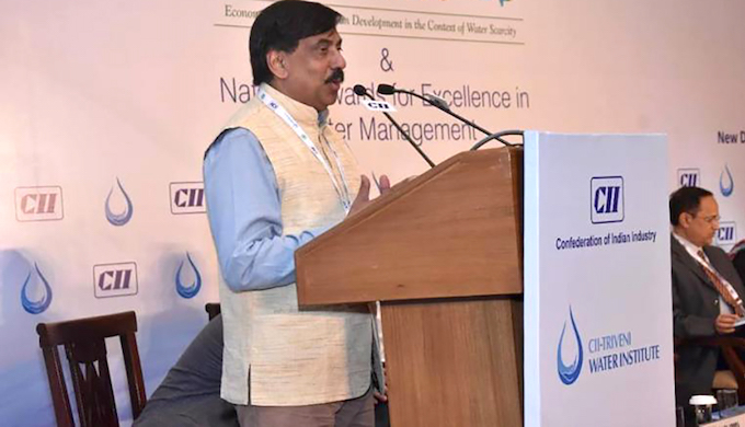 Upendra Prasad Singh, the Union Secretary for Water Resources (Photo by Jal Shakti Ministry)