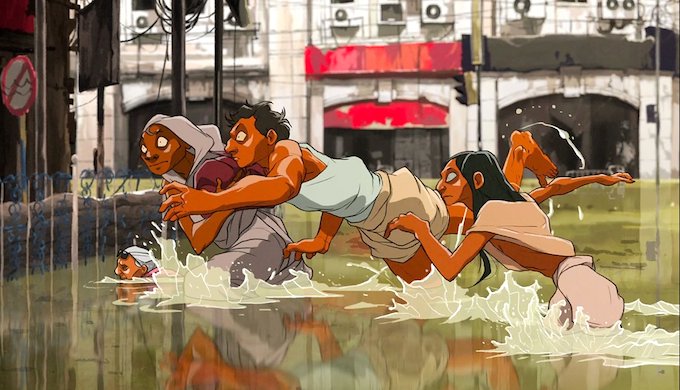 Wade imagines what will happen if a rising sea floods the capital of West Bengal