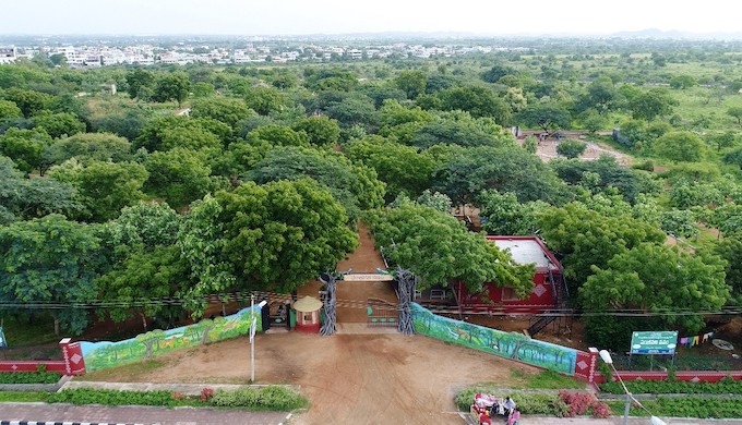 A forested area in Hyderabad, the capital of Telangana (Photo by Mohan Chandra Pargaien)